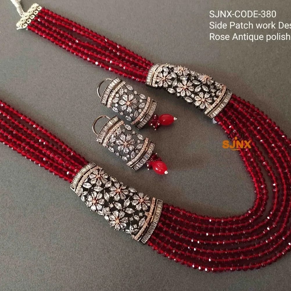 Crystal beads mala