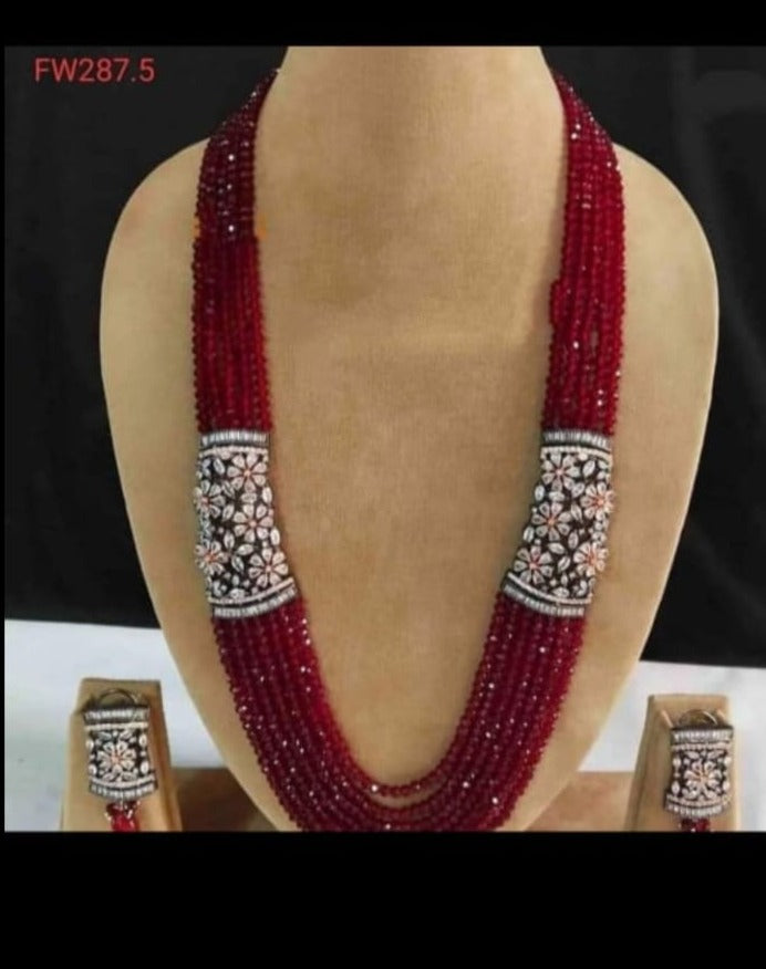 Crystal beads mala