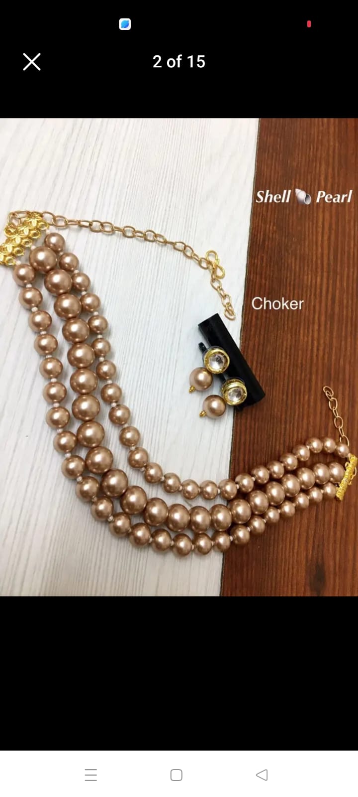 Pearl choker