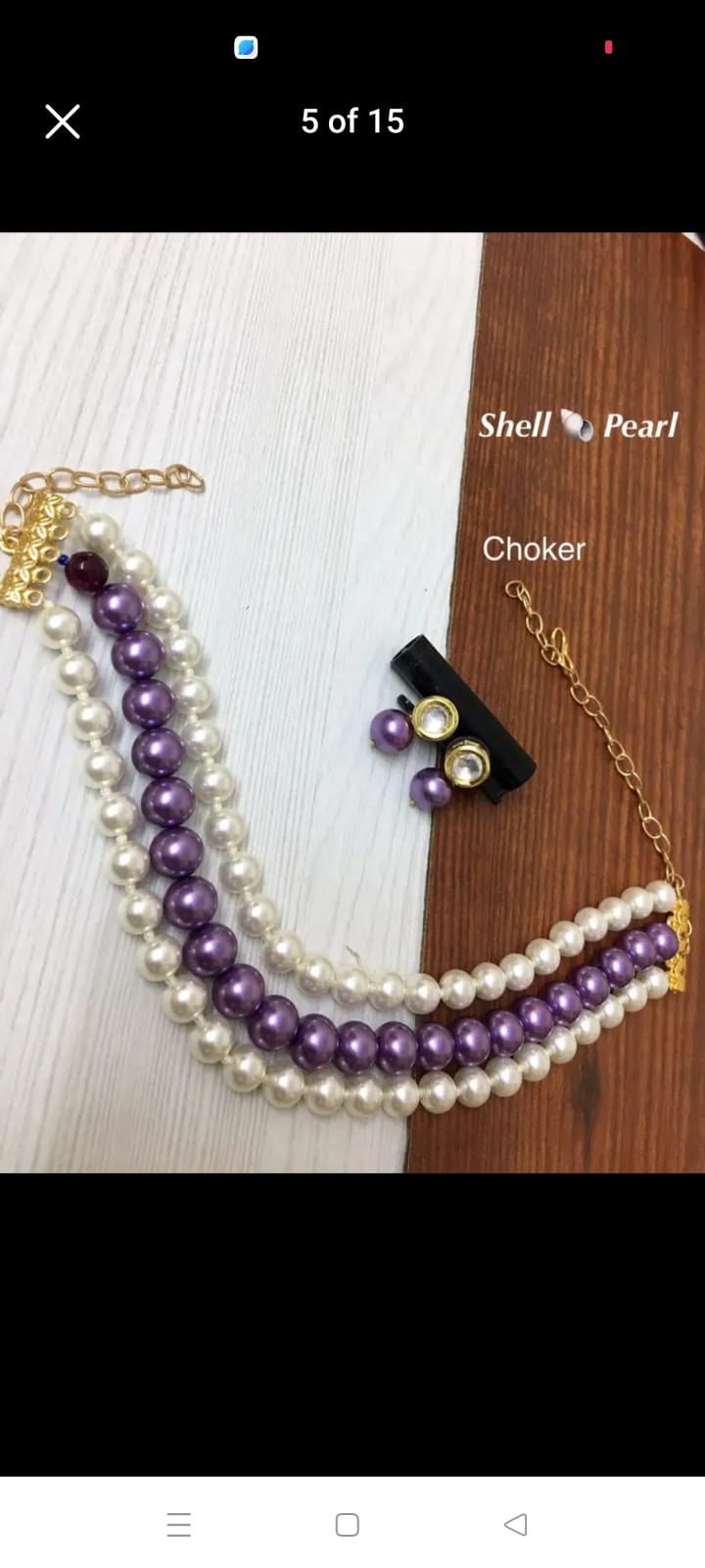 Pearl choker