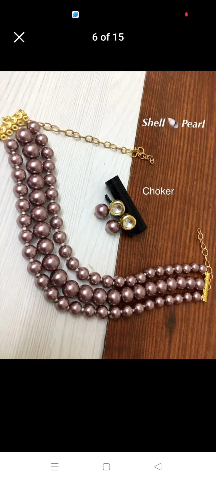 Pearl choker