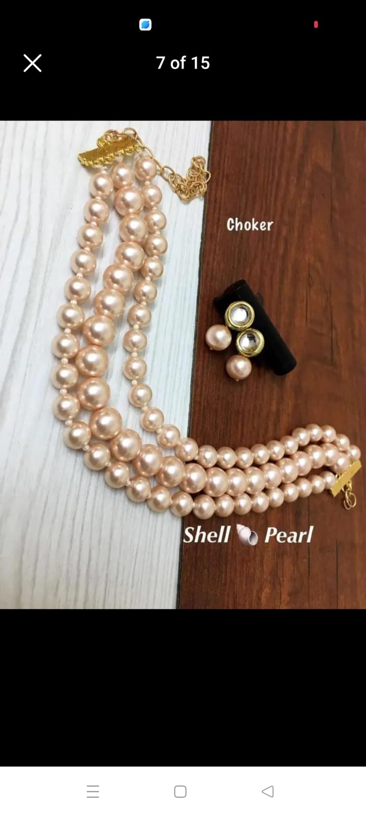 Pearl choker