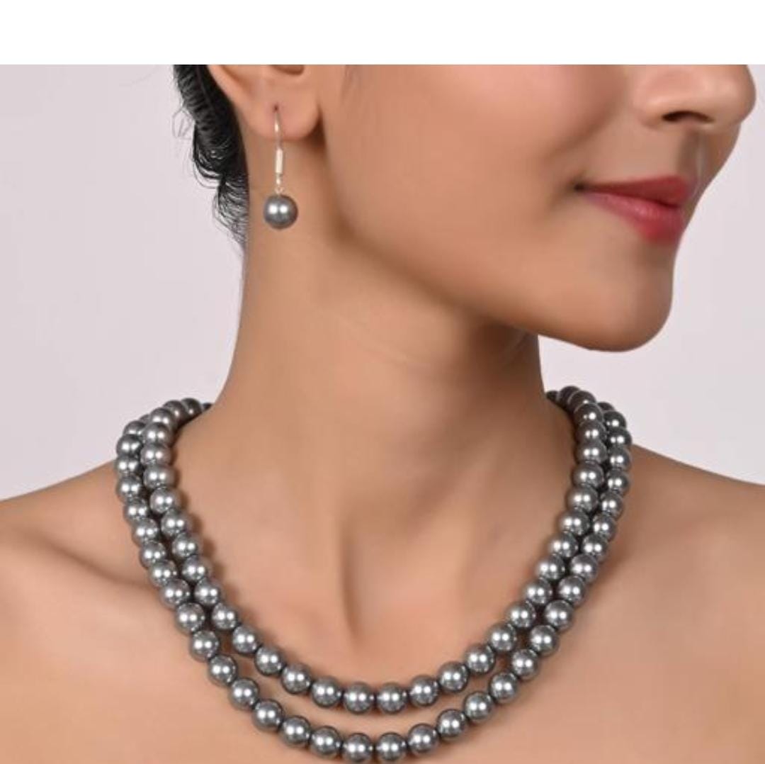 She'll Pearl double line mala