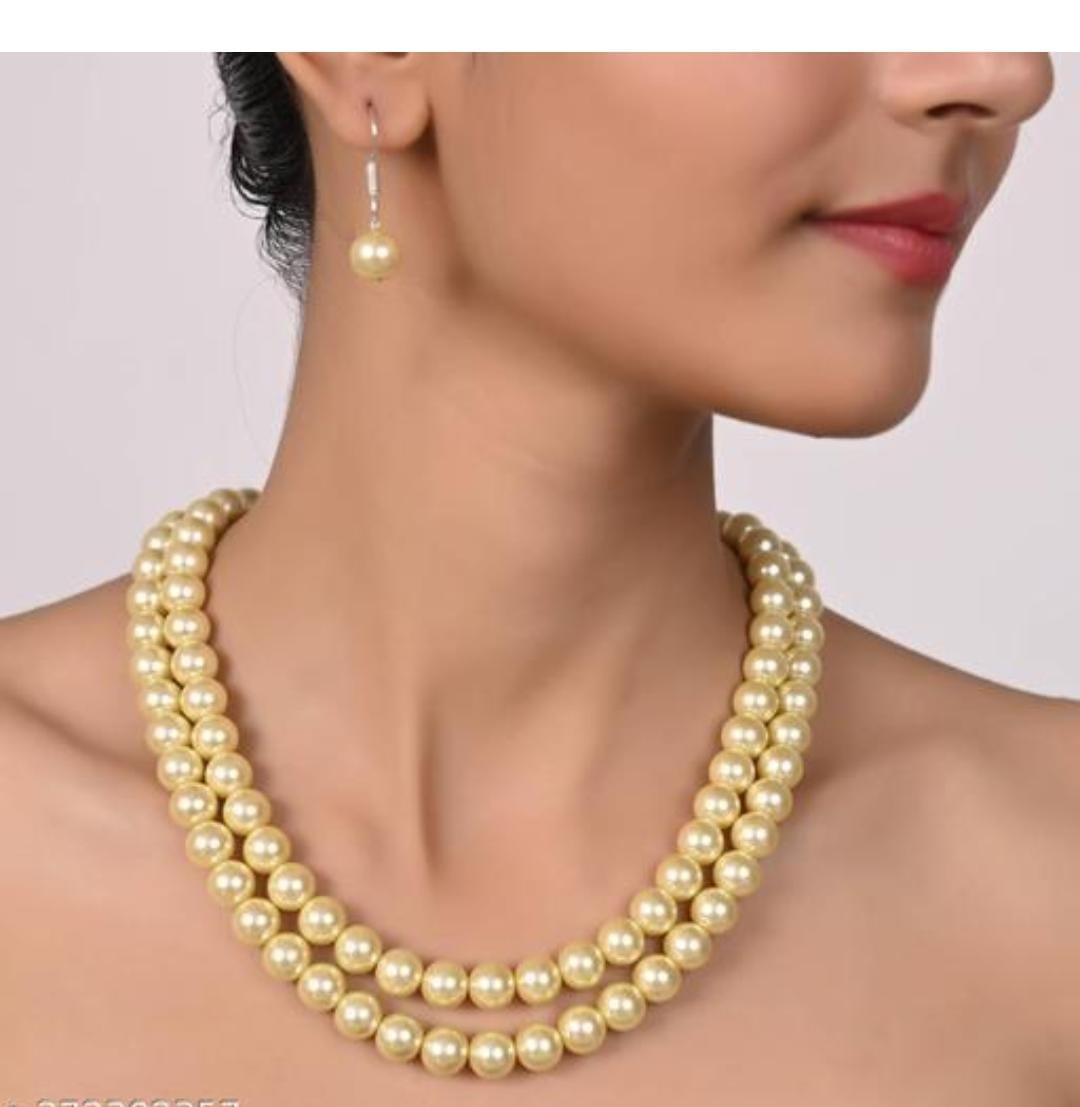 She'll Pearl double line mala