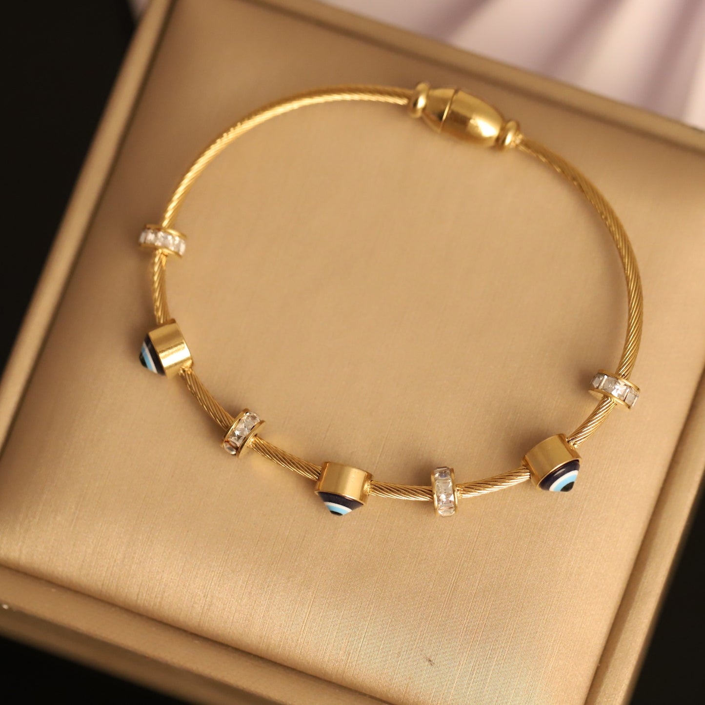 Evil eye premium classic bracelet
