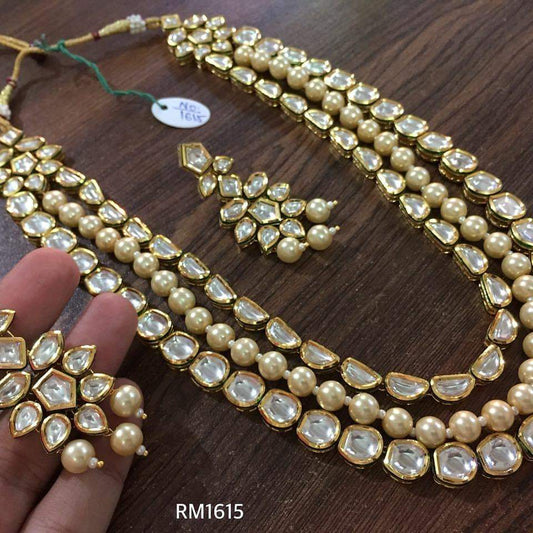 Layerd kundan neckpiece