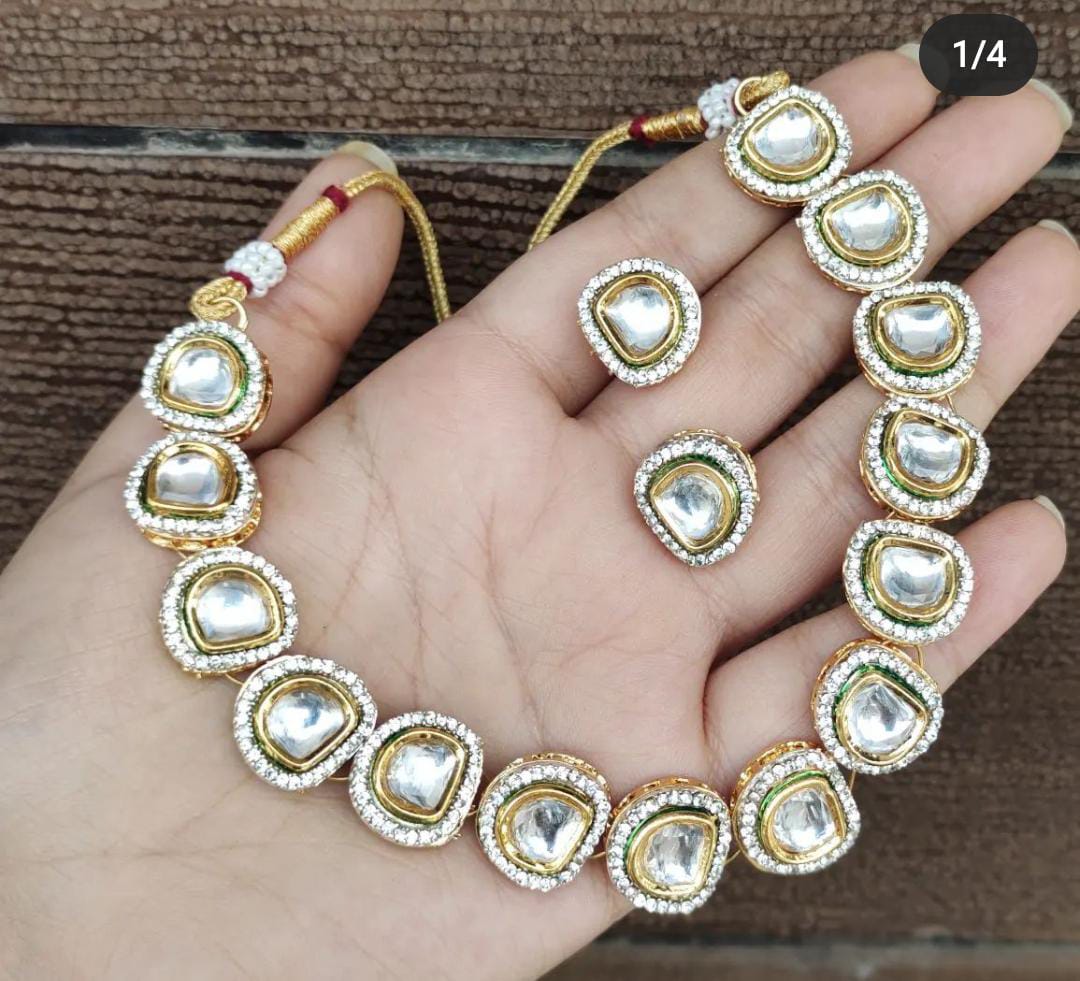 Kundan AD neckline