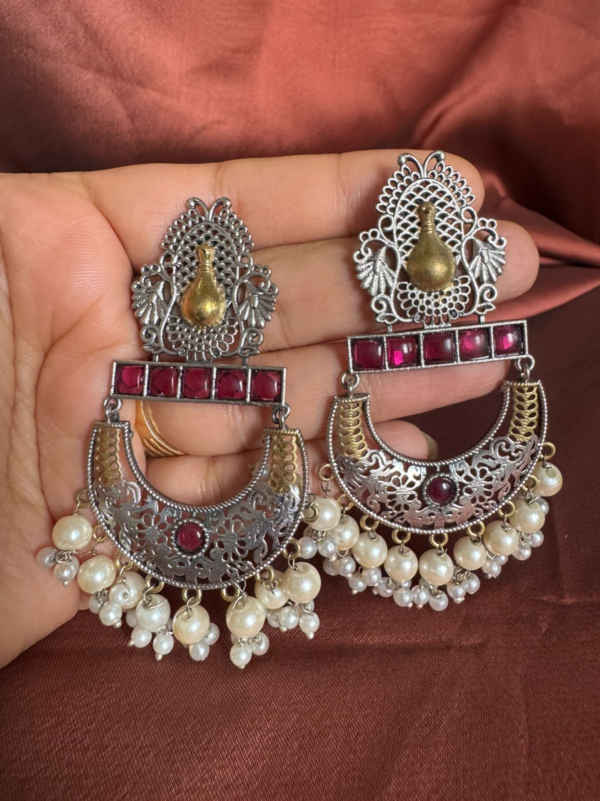 Mayuri Chandbali Earrings 2.0