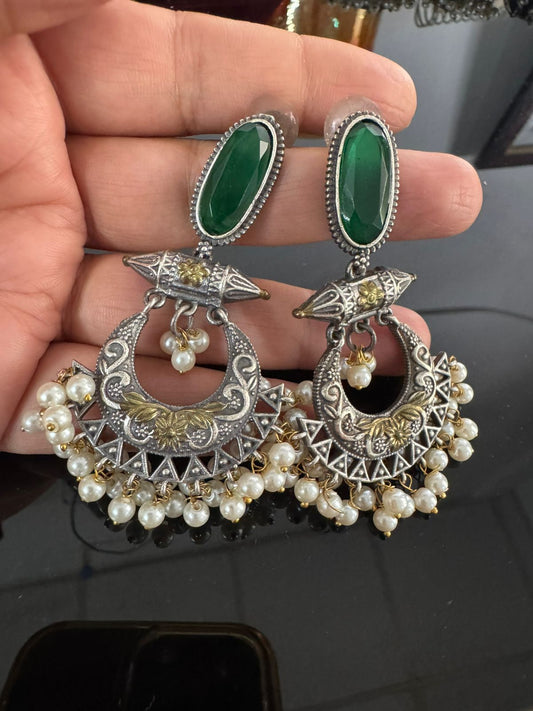 Sitara chandbali Earrings 2.0