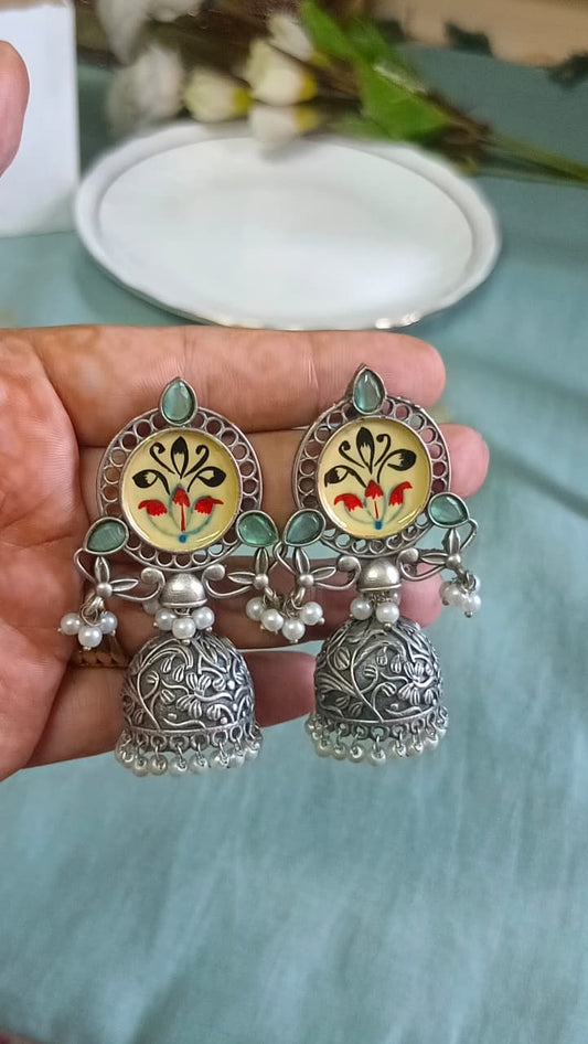Shubhra Silver Replica jhumka 2.0
