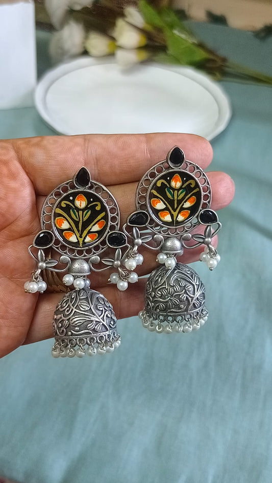 Shubhra Silver Replica jhumka 3.0