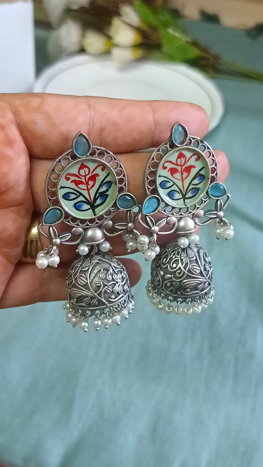 Shubhra Silver Replica jhumka 4.0