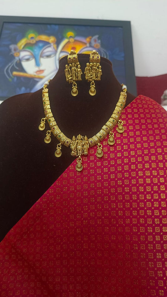 Temple Ram darbar neckpiece